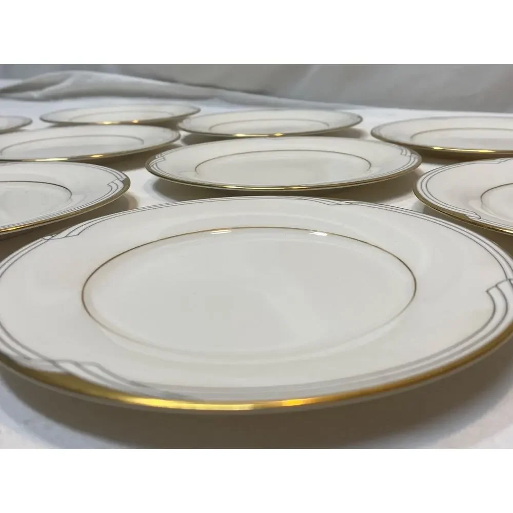 Noritake Golden Cover Dessert/Salad Plates 6.5